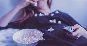 Watching movie 