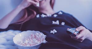 Watching movie 