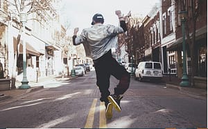 a hip hop dancer