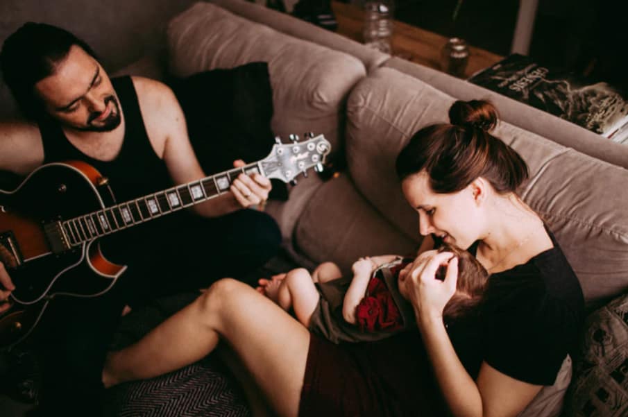playing instrument